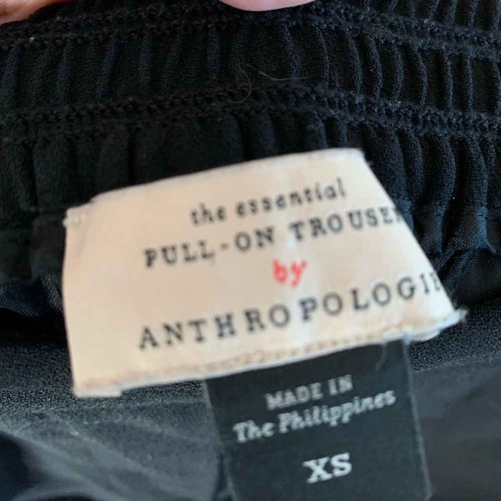 Anthropologie Classic Black Trousers - Picture 2 of 8